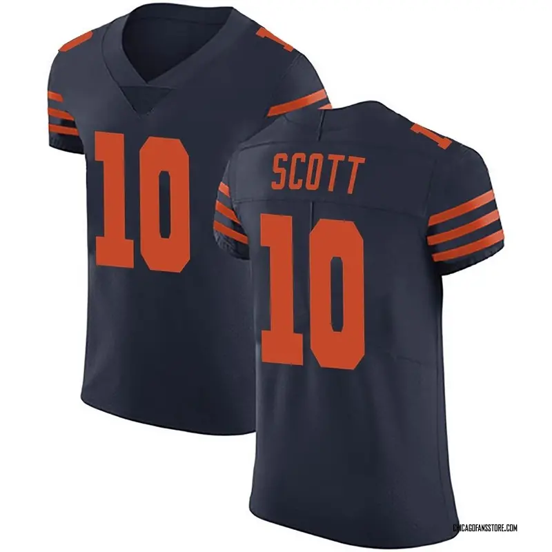 Men's Navy Blue Elite Tyler Scott Chicago Alternate Vapor Untouchable Jersey