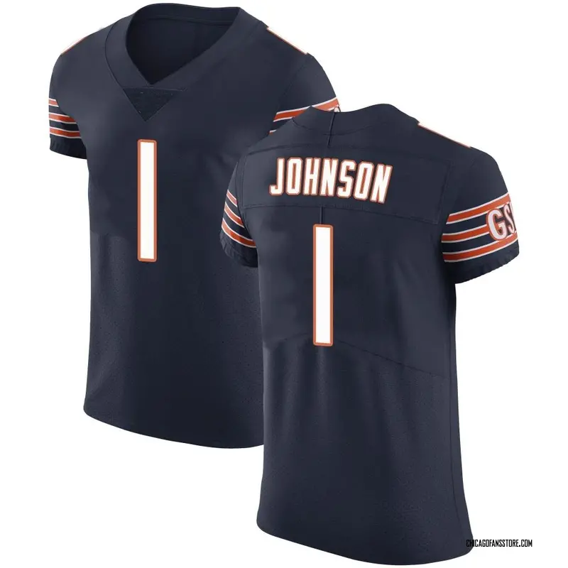 Men's Navy Elite Jaylon Johnson Chicago Team Color Vapor Untouchable Jersey