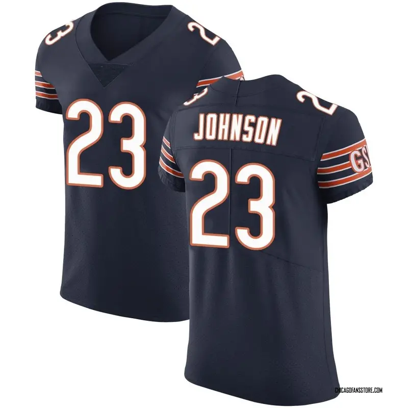 Men's Navy Elite Roschon Johnson Chicago Team Color Vapor Untouchable Jersey