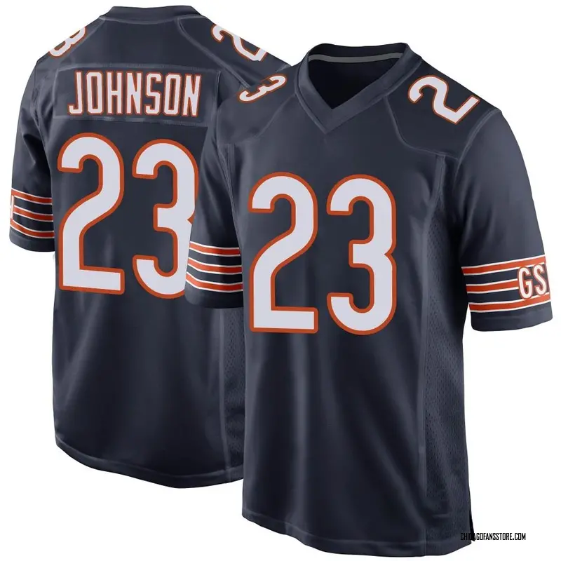 Men's Navy Game Roschon Johnson Chicago Team Color Jersey