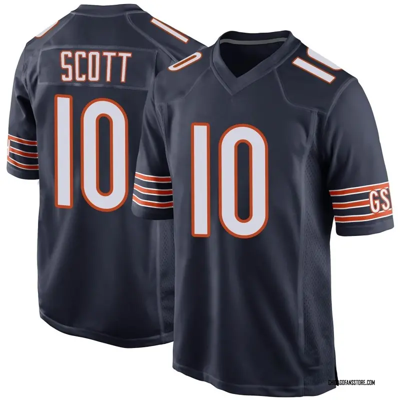 Men's Navy Game Tyler Scott Chicago Team Color Jersey