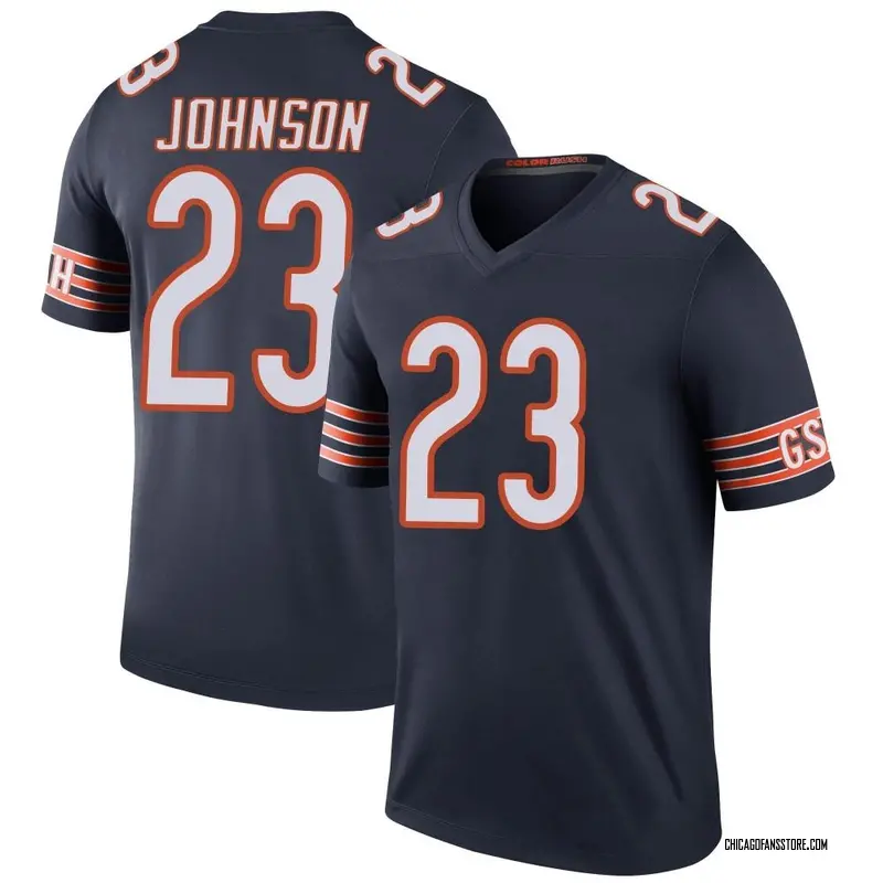 Men's Navy Legend Roschon Johnson Chicago Color Rush Jersey