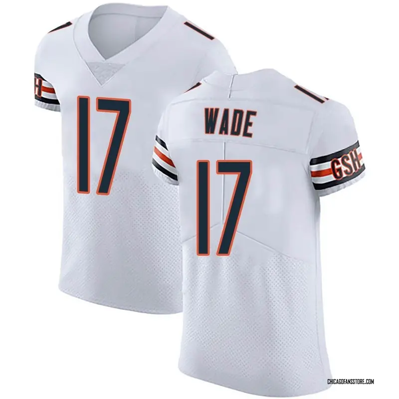 Men's White Elite Barrington Wade Chicago Vapor Untouchable Jersey