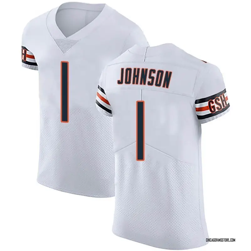 Men's White Elite Jaylon Johnson Chicago Vapor Untouchable Jersey