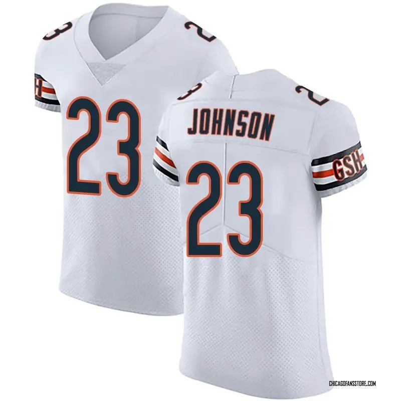 Men's White Elite Roschon Johnson Chicago Vapor Untouchable Jersey
