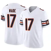 Men's White Limited Barrington Wade Chicago Vapor F.U.S.E. Jersey