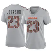 Women's Gray Game Roschon Johnson Chicago Atmosphere Fashion Jersey