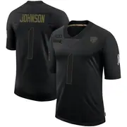 Youth Black Limited Jaylon Johnson Chicago 2020 Salute To Service Jersey