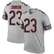 Youth Legend Roschon Johnson Chicago Inverted Silver Jersey