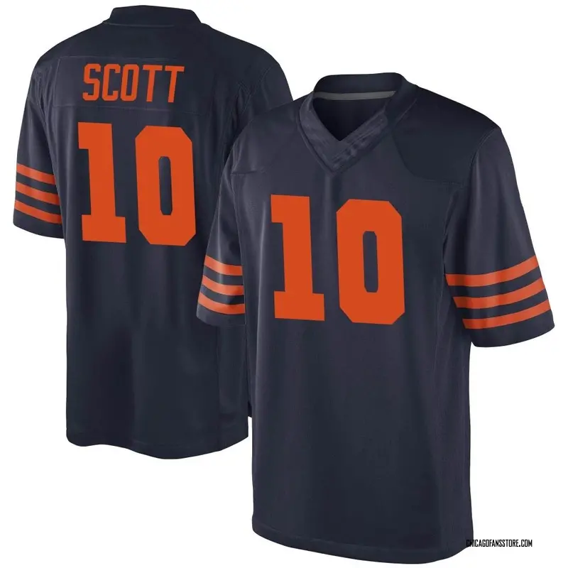 Youth Navy Blue Game Tyler Scott Chicago Alternate Jersey